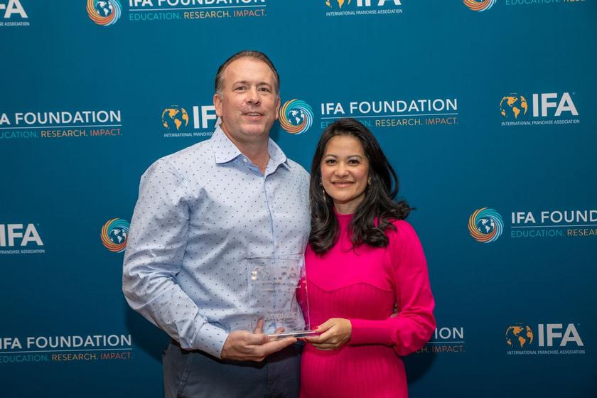 Local couple wins national recognition, named IFA 2023 Franchisee of the Year