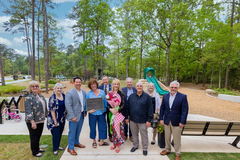 Howard Hughes Celebrates Ribbon Cutting Ceremonies for Sue Luce's Daisy Park in The Woodlands Hills