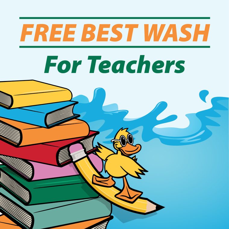 Teacher Appreciation Day, May 3 at Quick Quack