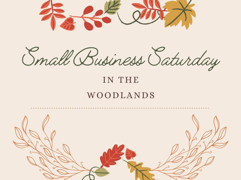 Support Local Businesses in The Woodlands on Small Business Saturday, Nov. 27