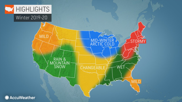 AccuWeather's 2019-2020 US Winter Forecast