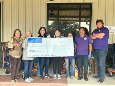 Local Company Contributes Supplies and $1200 to the Montgomery County Animal Shelter
