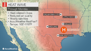 Heat wave to bake southern Plains, Texas into early next week