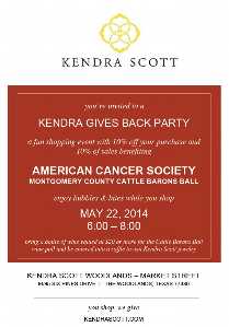 Kendra Scott Jewelry to host “Kendra Gives Back Party”