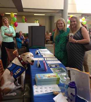 Lily, Pit Bull Ambassador shares safety tips with expectant parents