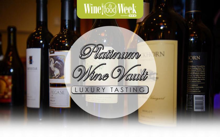 Perfect culinary pairings happening at Platinum Wine Vault Luxury Tasting this Friday