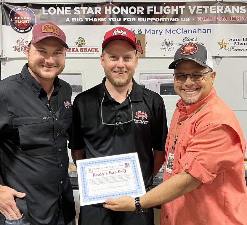Rudy’s BBQ Serving Veterans