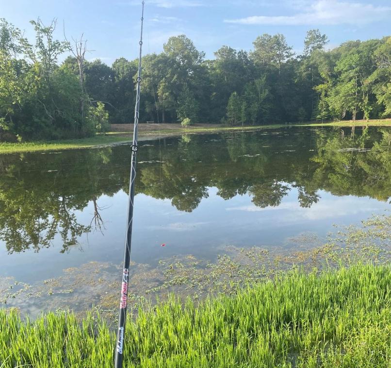 Bluegill Pond at Spring Creek Greenway Nature Center offers fun fishing