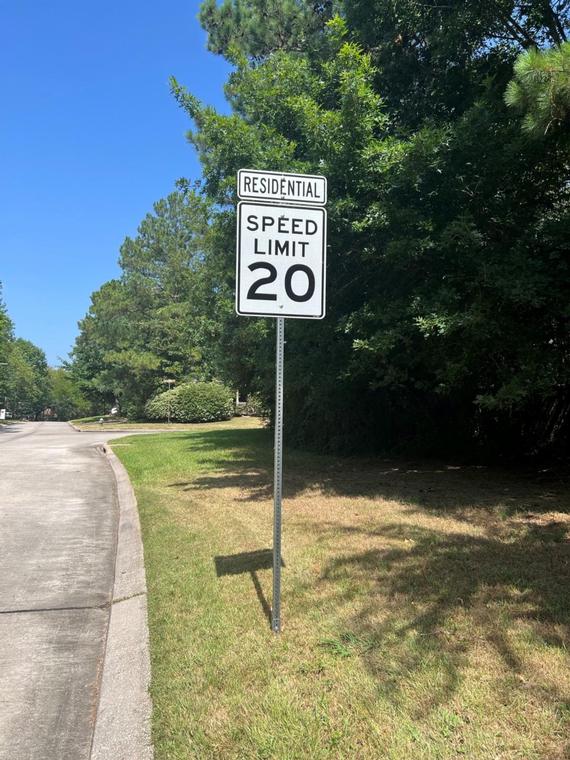 Precinct 3 installing 20 mph signs in residential areas around The Woodlands