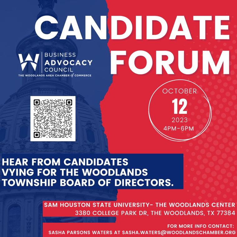 Woodlands Online to present Candidate Debate & Forum today at 4 p.m.