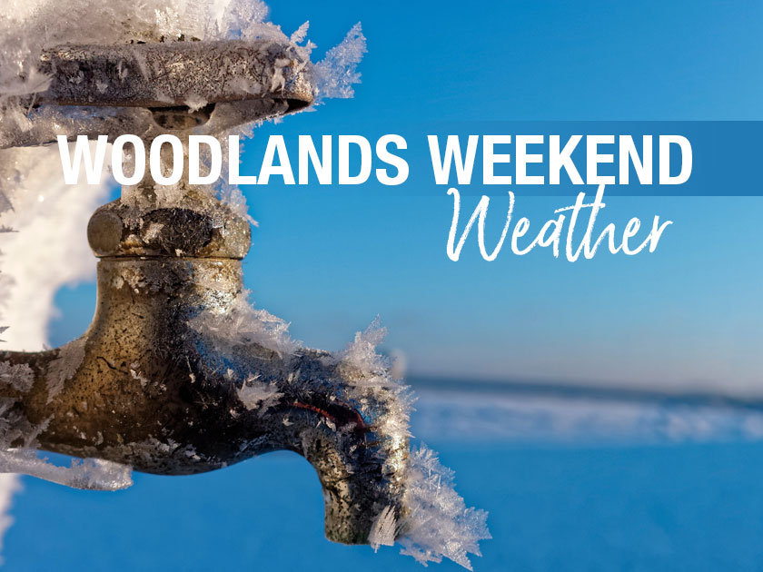 WOODLANDS WEEKEND WEATHER – Dec. 23 - 25, 2022 – We’ll have a cool, cool Christmas