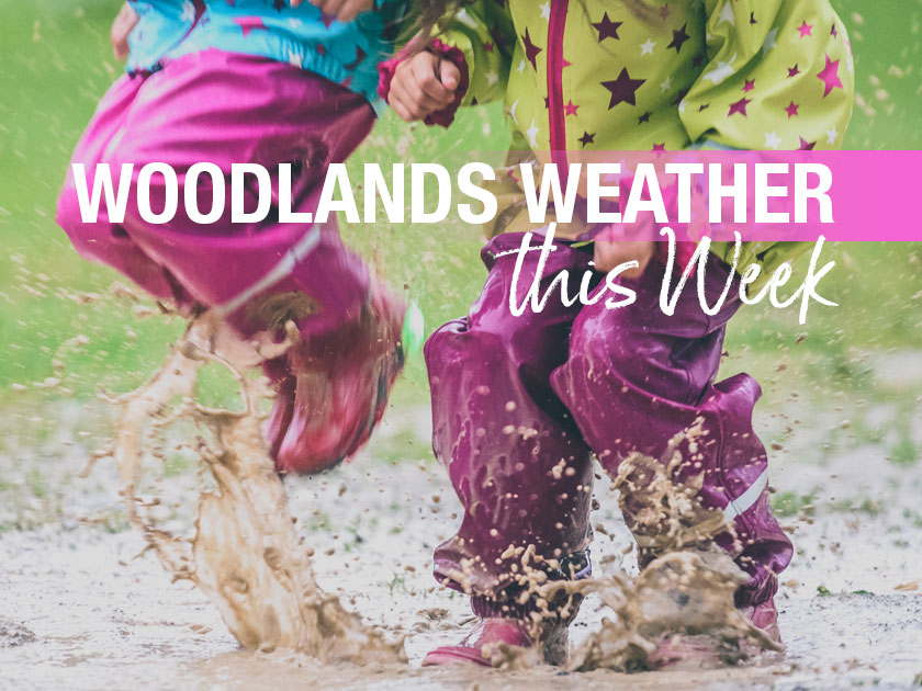 WOODLANDS WEATHER THIS WEEK – Now might be a good time to ensure your flood insurance is up to date