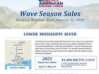 Wave Season Sales - North American River Cruises
