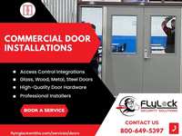 Expert Commercial Door Installation by The Flying Locksmiths – Houston North