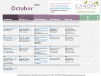 Classes Next Week and Upcoming Events (October 17th - 21st)