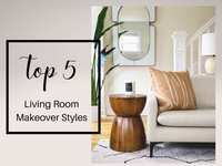 Top 5 Living Room Makeover Styles