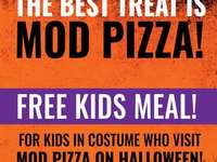 MOD Pizza treats kids in costume to a free meal this Halloween