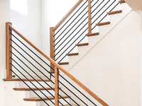 Elevating Interior Design: The Allure of Horizontal Railings in Staircases