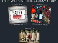 This Week at The Classy Cork - 10/29 - 11/02