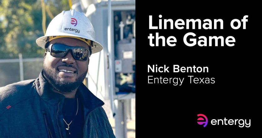Port Arthur native Nick Benton selected as Entergy Texas’ Lineman of the Game