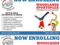 Woodlands Sportsplex is enrolling kids from aged 18 months to 18 years