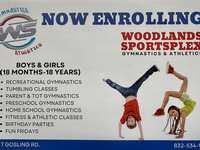 Woodlands Sportsplex Gymnastics & Athletics: Fall 2024 Registration Now Open!