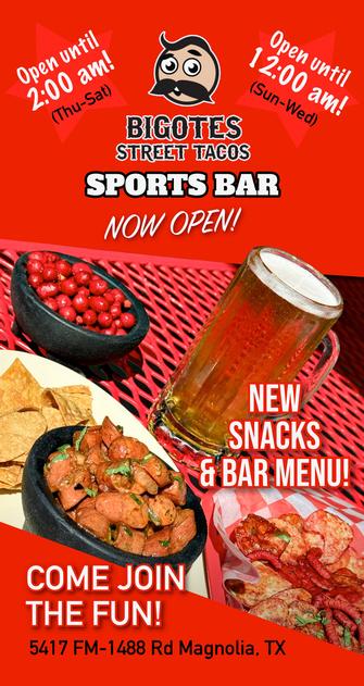 Visit Bigotes's Sports Bar!