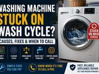 Washing Machine Stuck on Wash Cycle? Causes, Fixes & When to Call