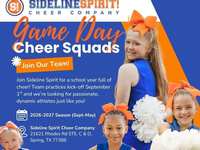 Join the Sideline Spirit Cheer Squad This Season!