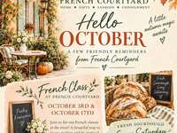 Hello October: A Few Friendly Reminders From French Courtyard