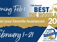 'BEST OF THE WOODLANDS' Voting Starts in One Week 'BEST OF THE WOODLANDS' Voting Starts in One Week