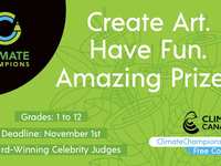 How would you like an Oscar-winner to judge your art for a worthy cause and great prizes?