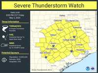 WEATHER ALERT: Severe Thunderstorm Watch issued May 2 at 12:40PM CDT until May 2 at 8:00PM