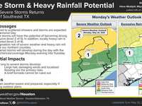 Two Rounds Of Storms Expected Today - Residents Urged To Stay Weather Aware