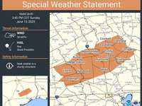 Special Weather Statement issued June 15 at 3:17PM CDT Special Weather Statement issued June 15 at 3:17PM CDT