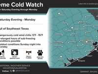 Extreme Cold Watch issued January 21 at 1:30PM CST until January 26 at 12:00PM