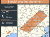 Special Weather Statement issued February 14 at 5:10PM CST