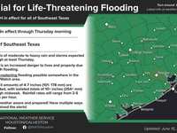 Flood Watch issued June 16 at 10:06AM CDT until June 18 at 7:00AM CDT