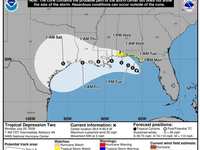 Tropical Depression Expected to Become Tropical Storm Today as Hurricane Hunters Investigate