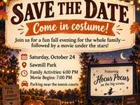 Save the Date for the GMVA Fall Festival - Fall Family Fun at Sawmill Park!