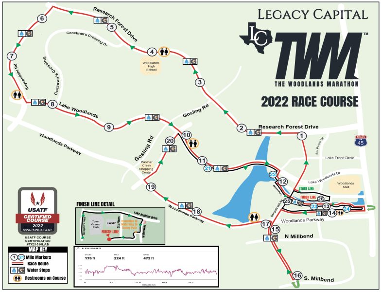 Woodlands Marathon Traffic Update