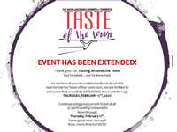 Taste of The Town Extended Due to High Demand Taste of The Town Extended Due to High Demand