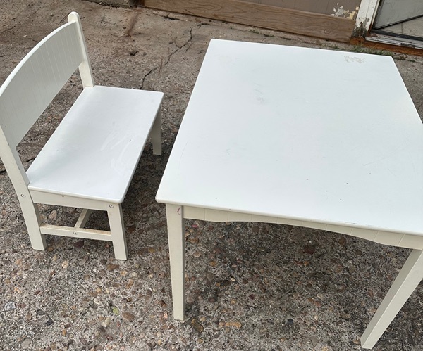 Kids bench table Kidcraft farmhouse student desk