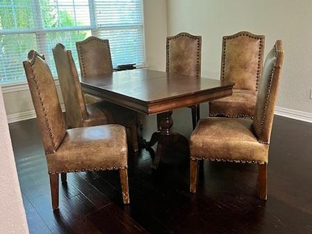 Leather chairs