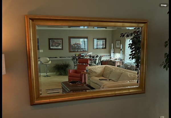 Large Framed Wall Mirror $200.00 obo