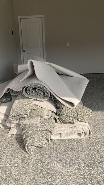 New carpet with pad