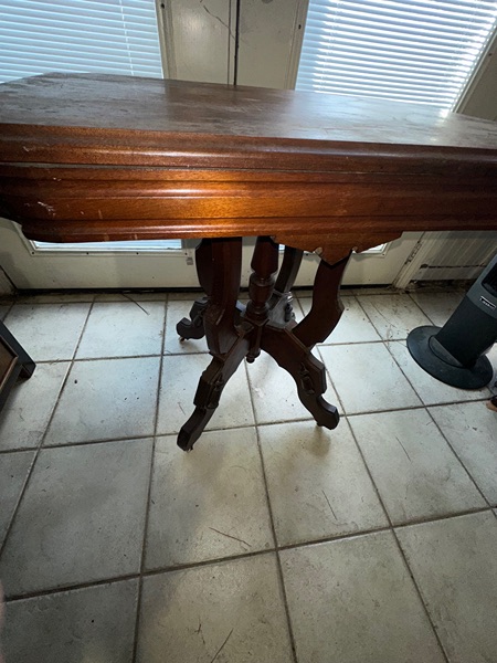Antique Victorian Parlor Stand Table Eastlake farm