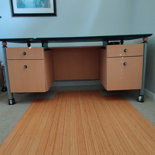 Desk/office, home/ L65' H29' with dark green top