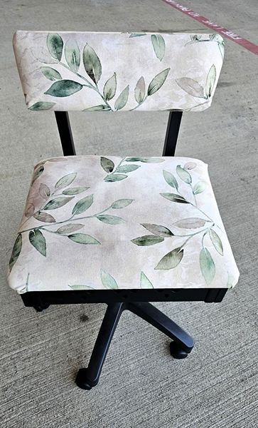 Adjustable Sewing Chair with Storage