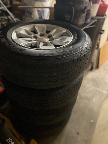 4 rims and tires